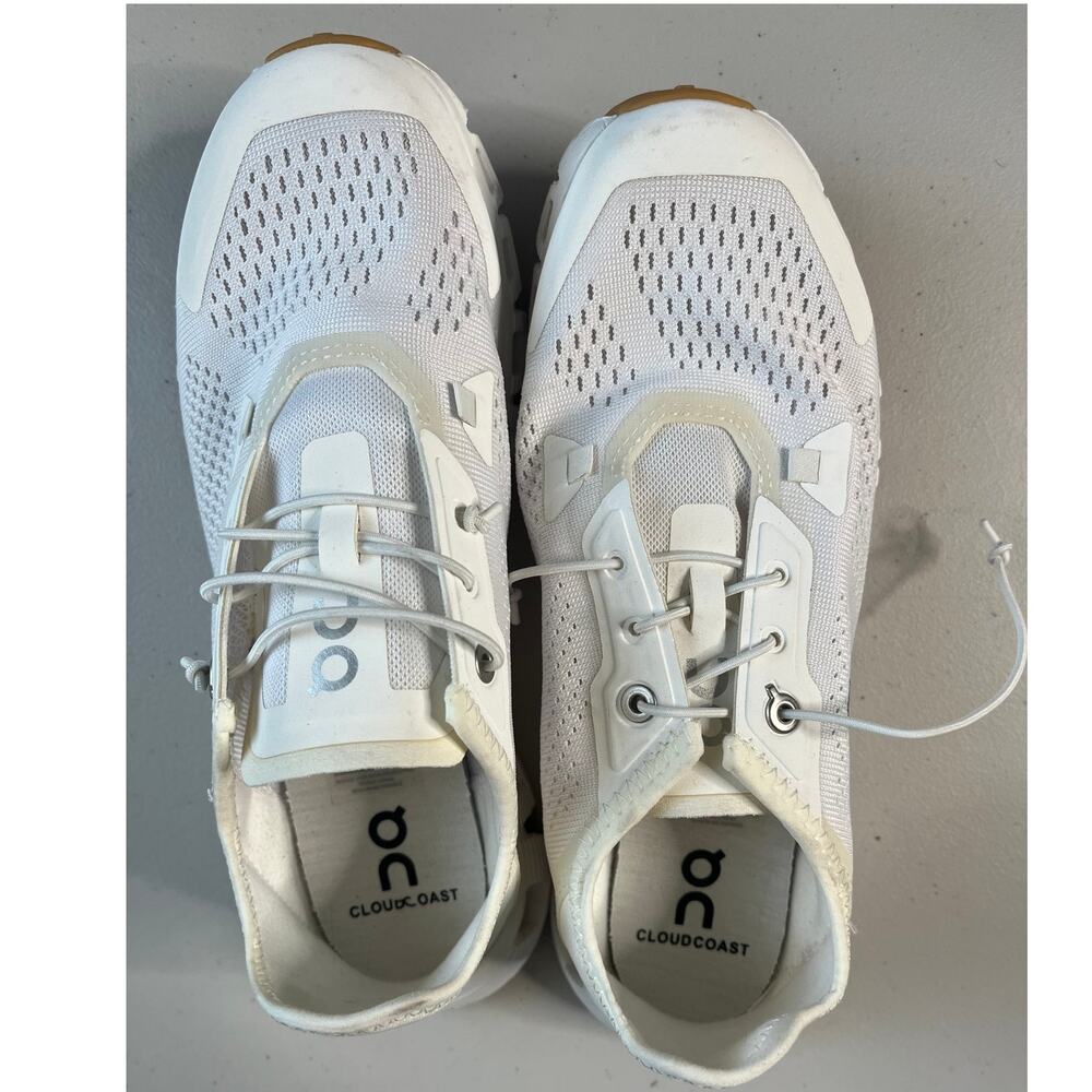 On Cloud 6 Coast White Glacier Lightweight Breathable Zero Gravity Womens US 6.5 - Picture 9 of 9
